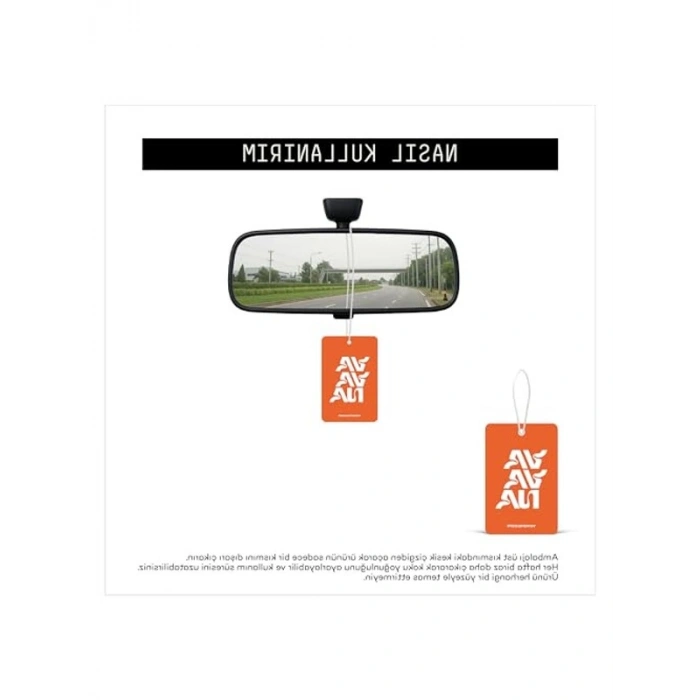 Asma Araç Kokusu, 30 Gün Etkili Kağıt Koku Seti, Vanilya ve Karamel