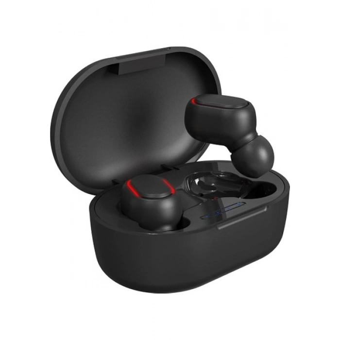 Asonic AS-TWS7S Siyah Mobil Telefon Uyumlu Bluetooth TWS Mikrofonlu Kulaklık