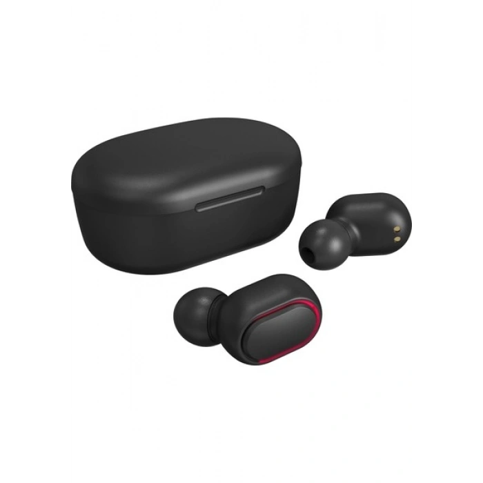 Asonic AS-TWS7S Siyah Mobil Telefon Uyumlu Bluetooth TWS Mikrofonlu Kulaklık