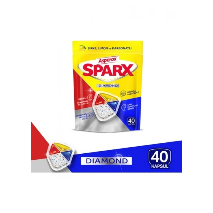 Asperox Sparx Bulaşık Makinesi Kapsülü 40lı
