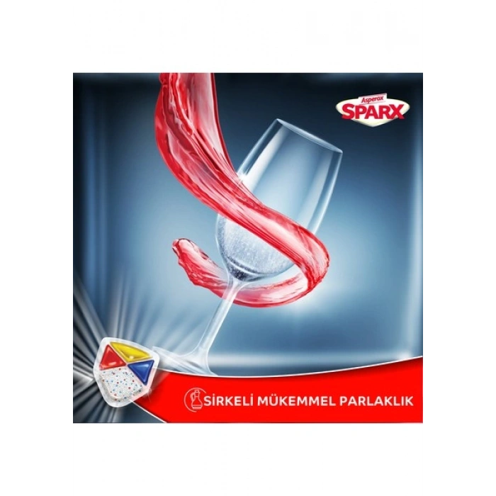 Asperox Sparx Bulaşık Makinesi Tableti 60lı