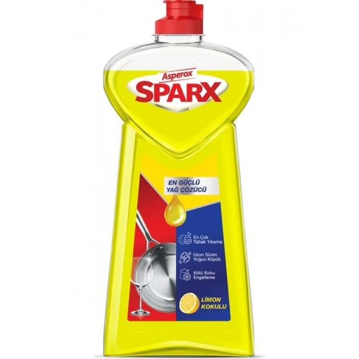 Asperox Sparx Diamond Plus 1200 ml Limon Sıvı Bulaşık Deterjanı