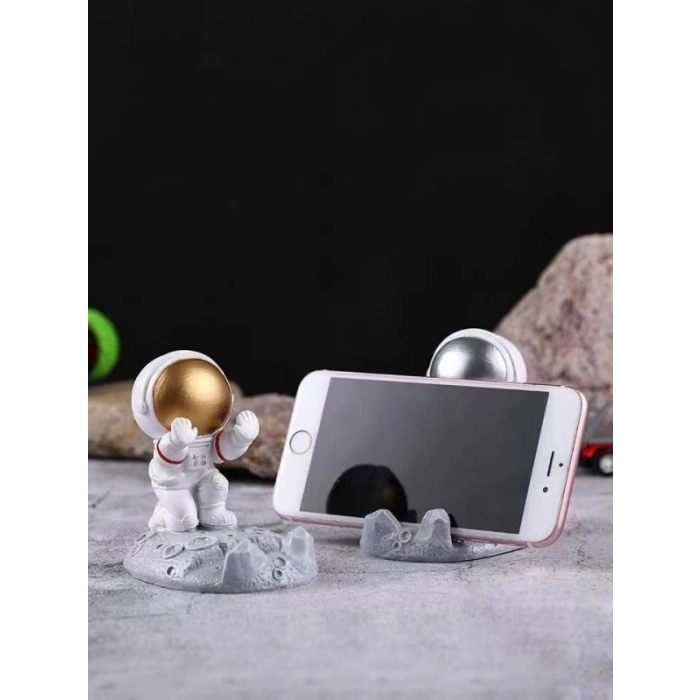 Astronot Tasarımlı Çok Fonksiyonlu Telefon Standı