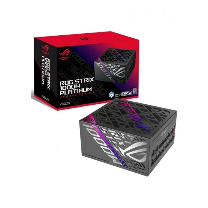 Asus 1000W 80+ Platınum Rog Strıx 1000P ATX 3.1 Tam Modüler Power Supply 10 Yıl Garanti