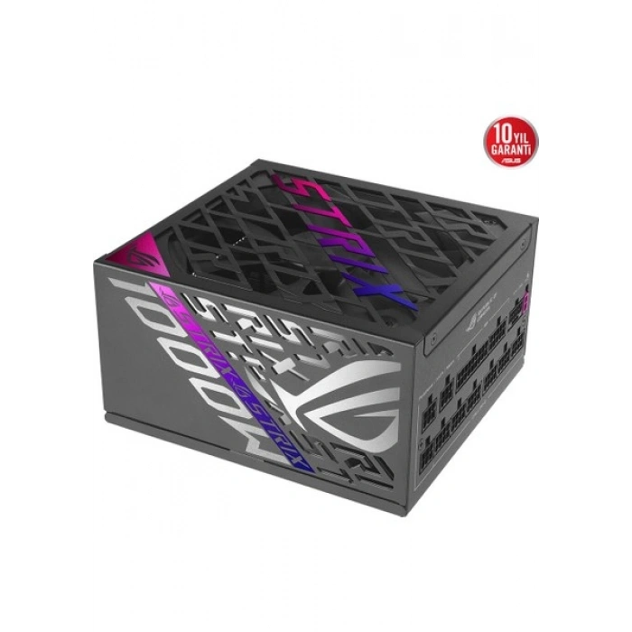 Asus 1000W 80+ Platınum Rog Strıx 1000P ATX 3.1 Tam Modüler Power Supply 10 Yıl Garanti