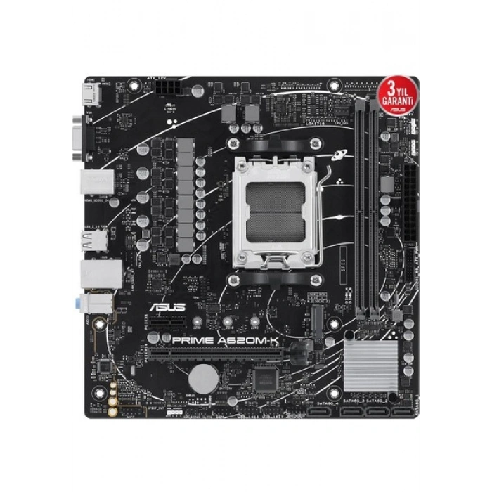 ASUS PRIME A620M-K DDR5 6400+(OC) HDMI VGA M.2 AM5