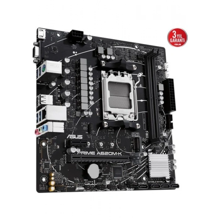 ASUS PRIME A620M-K DDR5 6400+(OC) HDMI VGA M.2 AM5