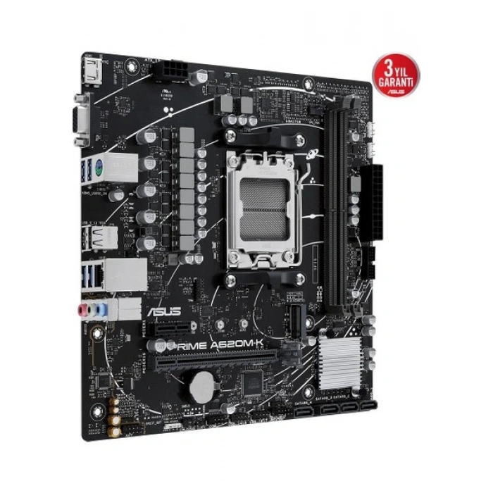 ASUS PRIME A620M-K DDR5 6400+(OC) HDMI VGA M.2 AM5