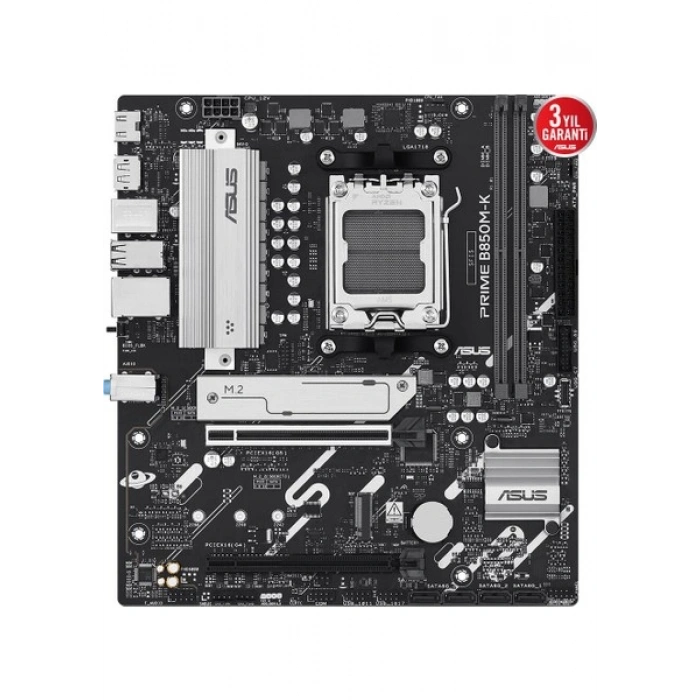 Asus Prıme B850M-K Ddr5 Hdmı-Dp Pcıe 5.0 Am5 Matx