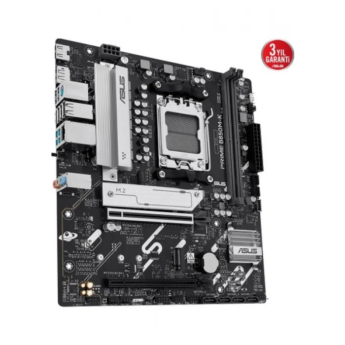 Asus Prıme B850M-K Ddr5 Hdmı-Dp Pcıe 5.0 Am5 Matx
