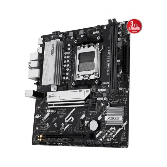 Asus Prıme B850M-K Ddr5 Hdmı-Dp Pcıe 5.0 Am5 Matx