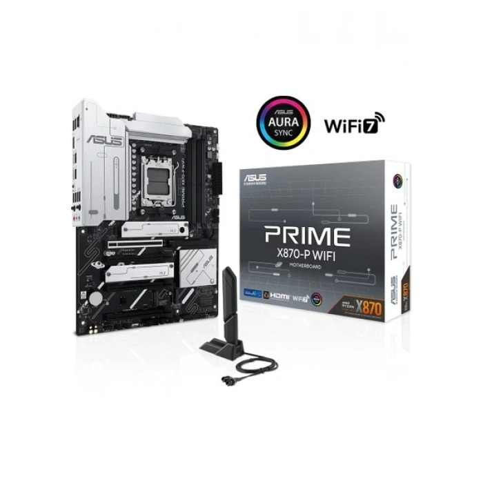 Asus Prime X870-P WIFI 8000mhz(OC) M.2 AM5 ATX Anakart