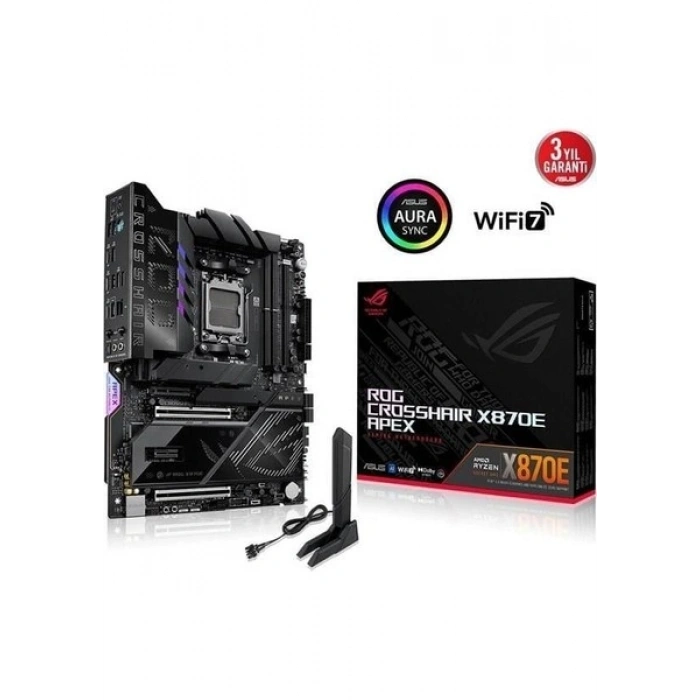 Asus Rog Crosshaır X870E Apex Ddr5 Typec 2x Pcıe 5.0 Am5 Atx