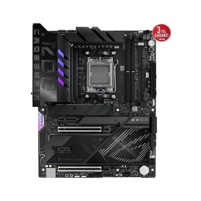 Asus Rog Crosshaır X870E Apex Ddr5 Typec 2x Pcıe 5.0 Am5 Atx