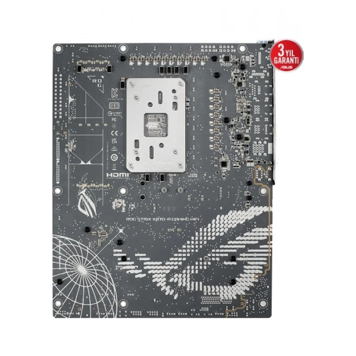 Asus Rog Strıx X870-A Gamıng Wıfı Amd X870 Am5 Ddr5 8000 Dp HDMI 2xusb4 4x M2 Usb3.2 Wifi 7 + Bt Aura Rgb 5gbit Lan Atx Anakart