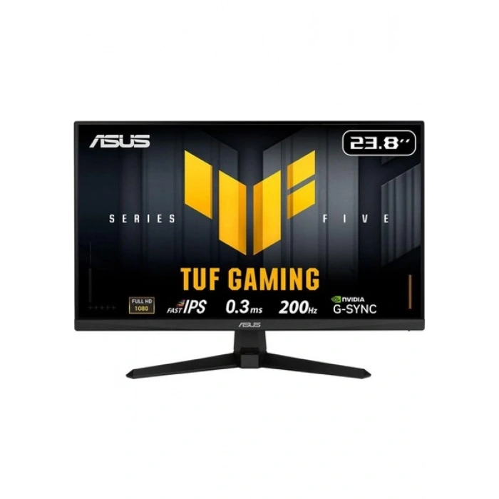 ASUS TUF GAMING VG249Q5A 23.8 FAST IPS 1920x1080 0.3ms 200Hz 300cd DP HDMI Hoparlör VESA 3YIL FLICKER-FREE,ÇERÇEVESİZ,DÜŞÜK MAVİ IŞIK MONİTÖR