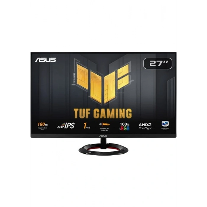 Asus Tuf Gamıng VG279Q3R 27 Fast IPS Freesync ve G-Sync Uyumlu 1920X1080 1ms 180Hz 250CD Dp HDMI Hoparlör Vesa 3yıl 100% Srgb Elmb Monitör
