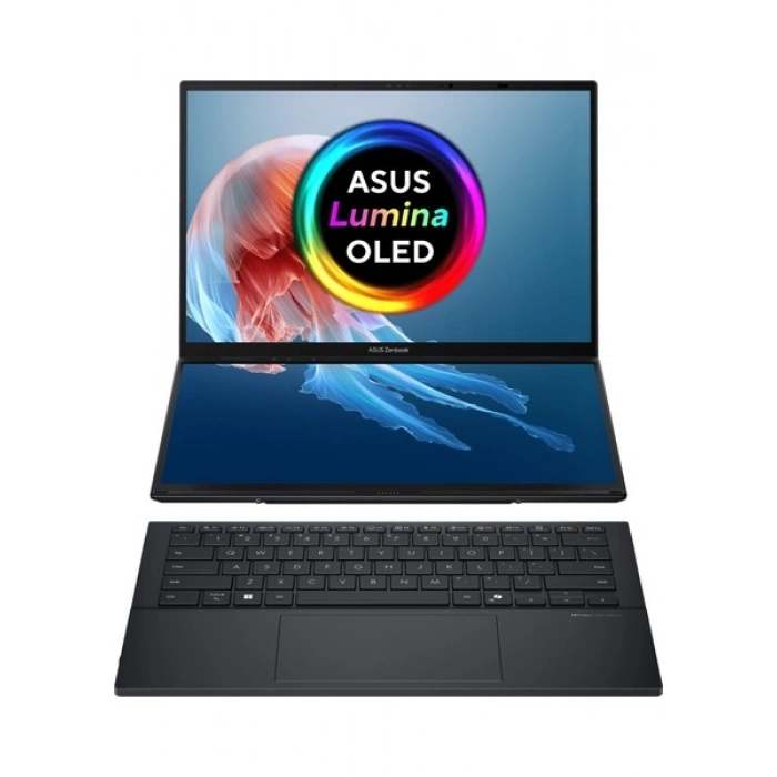 Asus Zenbook Duo UX8406CA-PZ208W Intel Core Ultra 9 285H 32GB 2TB SSD Windows 11 Home 14 OLED Taşınabilir Bilgisayar