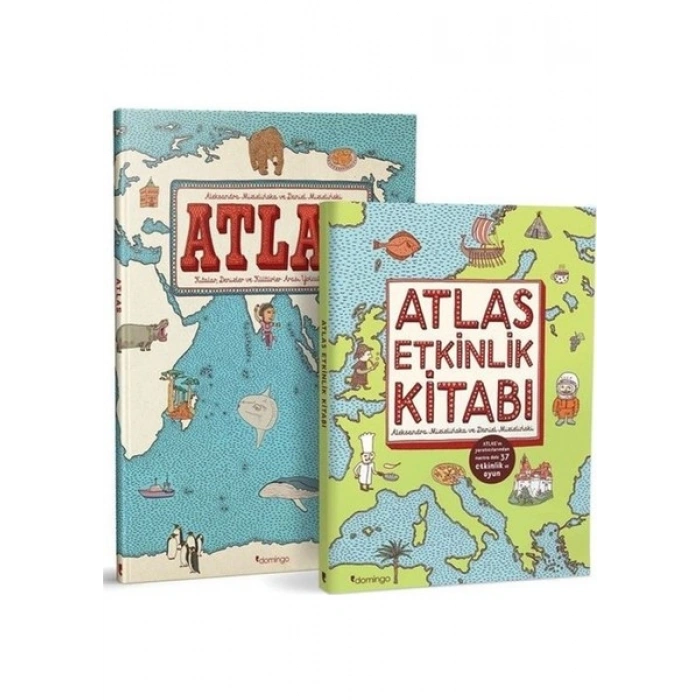 Atlas Set (2 Kitap Takım) - Aleksandra Mizielinska
