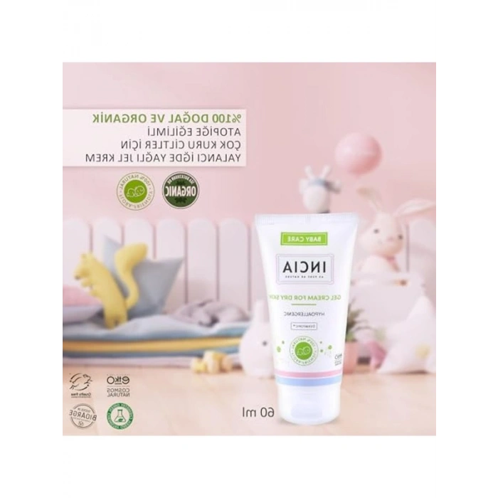 Atopiğe Eğilimli Ciltler için Jel Krem, 60 ml, Doğal İçerik