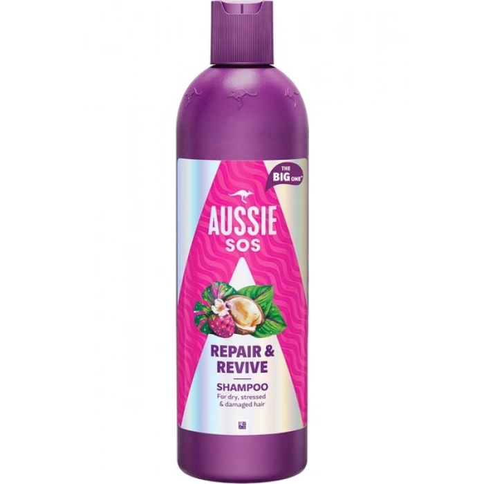 Aussie Sos Repair & Revive Kuru, Yıpranmış ve Hasar Görmüş Saçlar Için Şampuan 500ML
