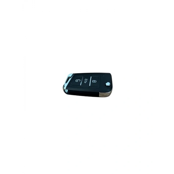 AutoHan Keys Universal Golf Tipi Sustalı Akıllı Oto Kumanda, 3 Butonlu, 433 MHz, Kodlanabilir Uzaktan Kumanda Anahtarı