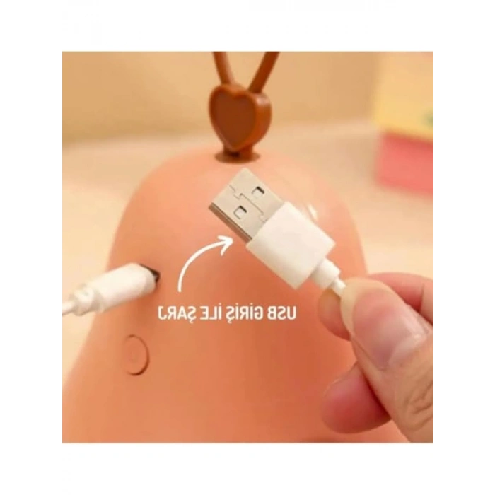 Avokado Tasarımlı Gece Lambası – 3 Aydınlatma Modu, USB Şarjlı, Rahatlatıcı Atmosfer