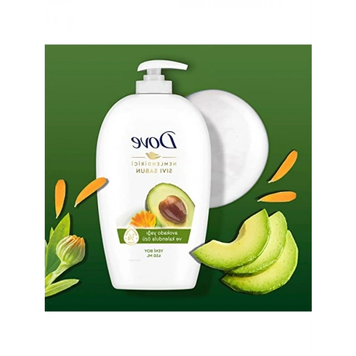 Avokado Yağı ve Kalendula Özlü Sıvı Sabun, 450 ml