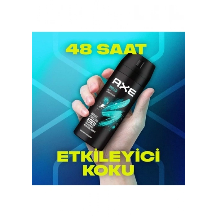 Axe Erkek Deodorant & Bodyspray Apollo 48 Saat Etkileyici Koku 150 ML