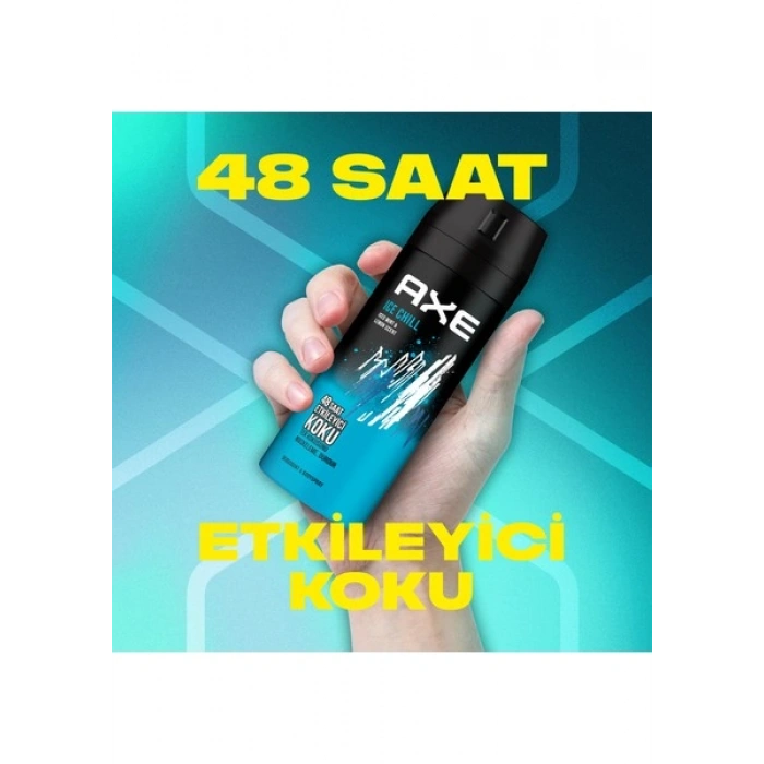 Axe Erkek Deodorant & Bodyspray Ice Chill 48 Saat Etkileyici Koku 150 ml