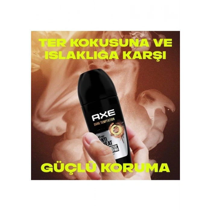 Axe Erkek Roll On Deodorant Dark Temptation 48 Saat Etkileyici Koku 50 ml