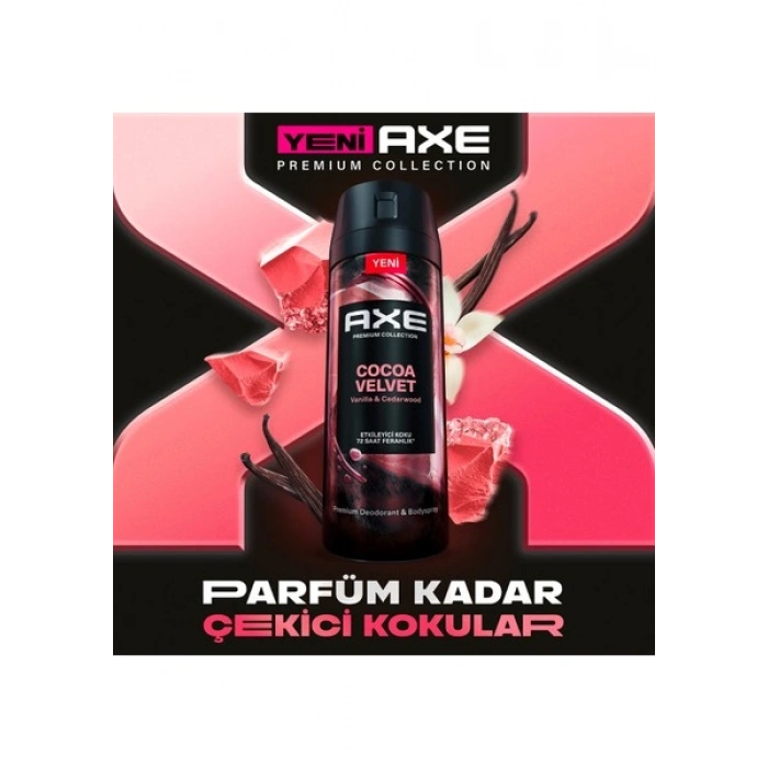 Axe Premium Collection Erkek Spray Deodorant Cocoa Velvet 150 ml X1