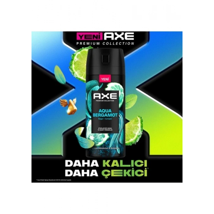 Axe Premium Collection Erkek Sprey Deodorant Aqua Bergamot 150 ml