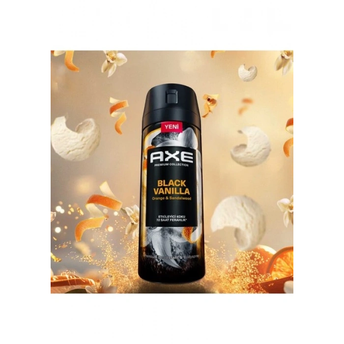 Axe Premium Collection Erkek Sprey Deodorant Black Vanilla 150 ml