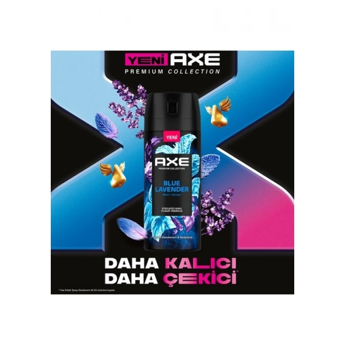 Axe Premium Collection Erkek Sprey Deodorant Blue Lavender 150 ml