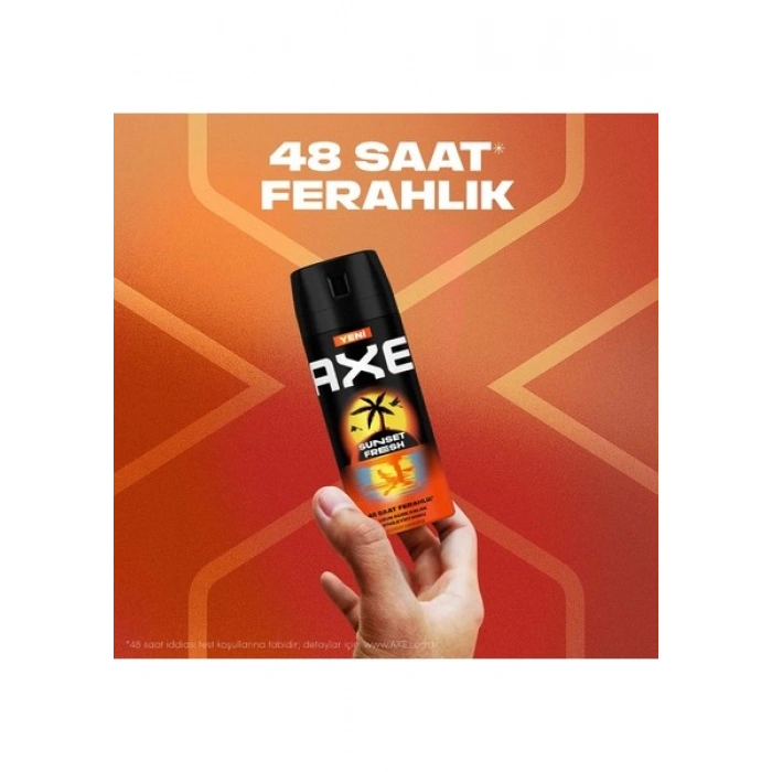Axe Spray Erkek Deodorant Sunset Fresh 150 ml X1