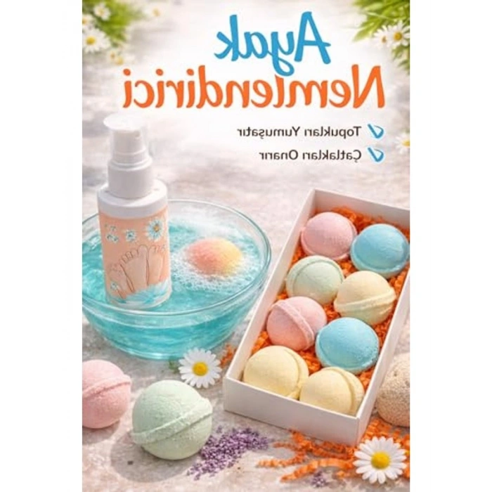 Ayak Bakım Seti, Spa Etkili Nem Topu, 8li Paket