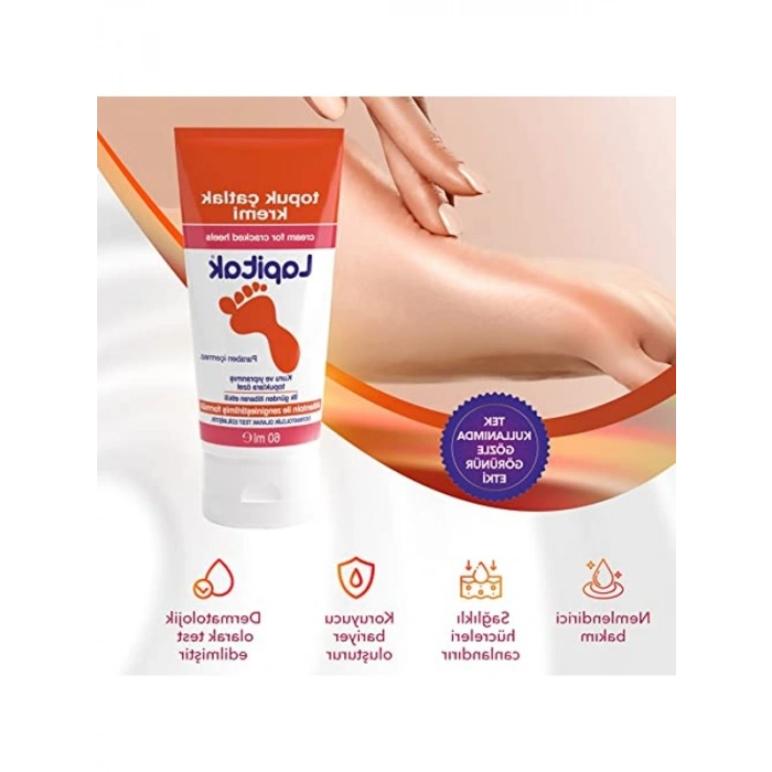 Ayak Çatlak Kremi, 60 ml Kuru Ayaklar için Yoğun Nemlendirici