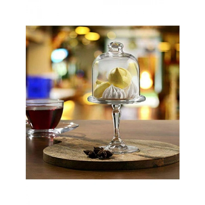 Ayaklı Kapaklı Servis Tabağı - Modern Tasarım