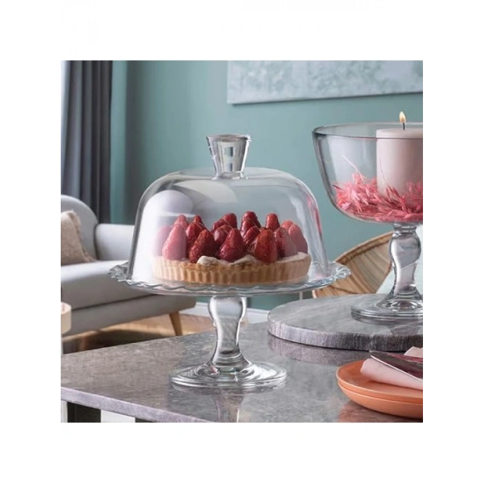 Ayaklı ve Kapaklı Servis Sunum Seti - Şık Tasarım