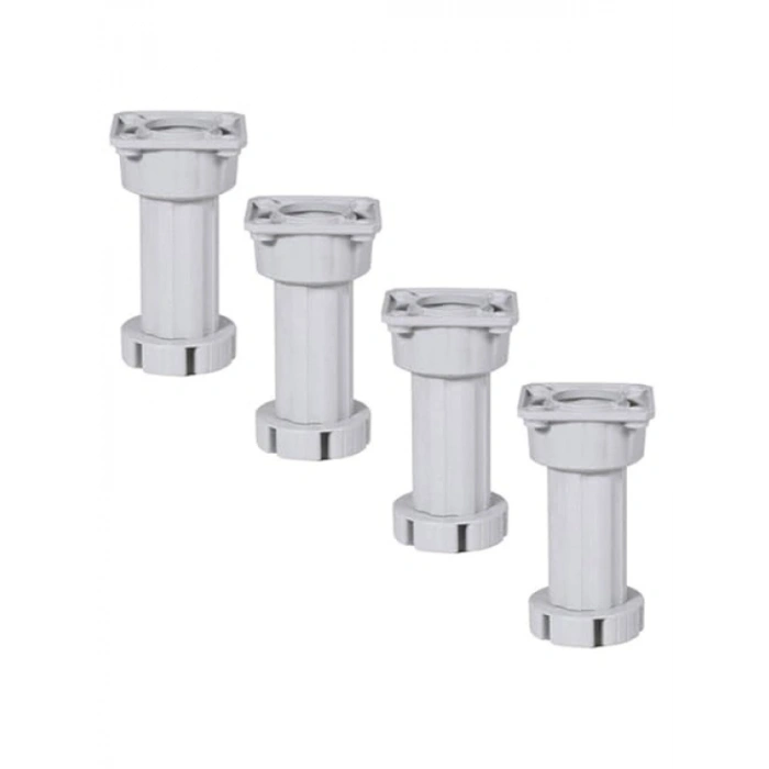 Ayarlanabilir 10 cm Gri Mobilya Ünite Ayağı (10 ADET)