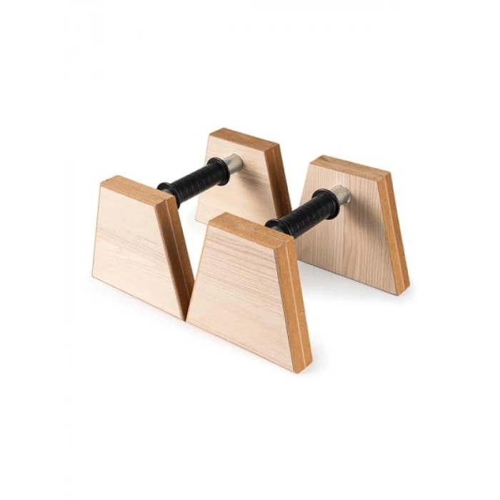 Ayarlanabilir Ahşap Şınav Barı - Estetik Tasarım