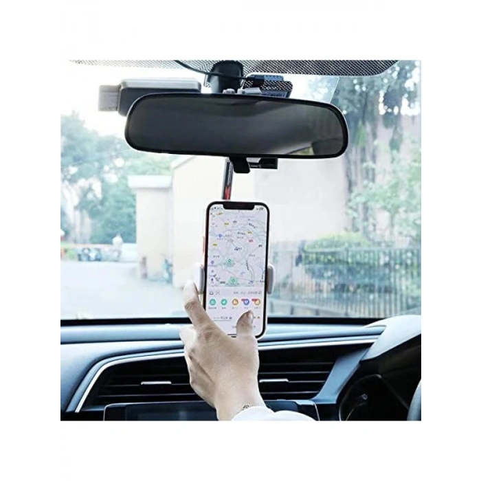 Ayarlanabilir Araç Dikiz Aynası Telefon Tutucu