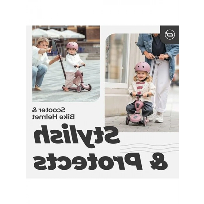 Ayarlanabilir Askılı Bebek Kaskı, LED Güvenlik Işığı ile