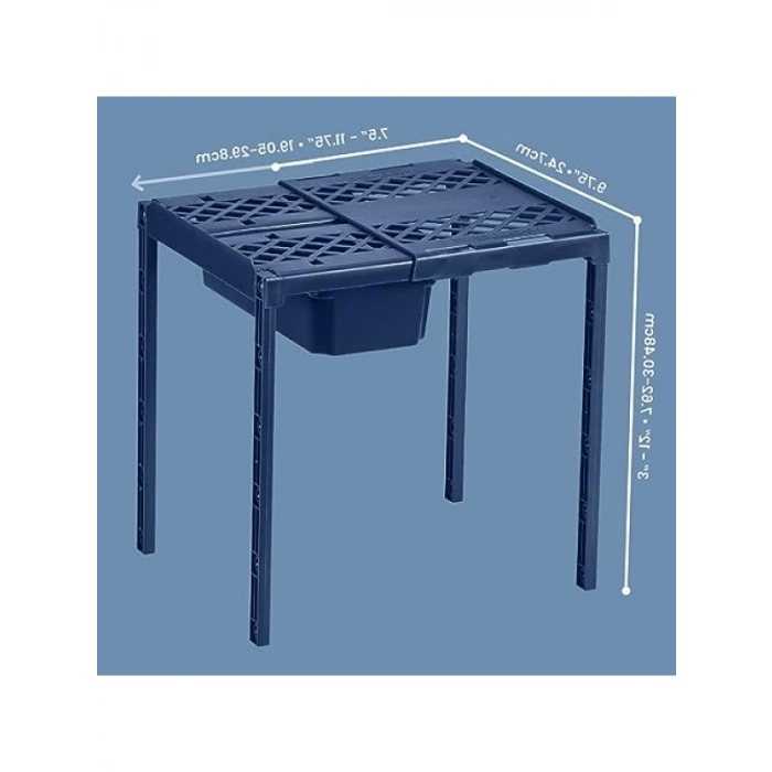 Ayarlanabilir Dolap Rafı ve Düzenleyici, Mavi