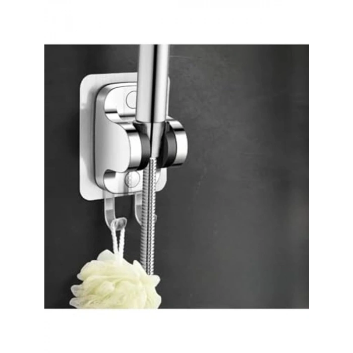 Ayarlanabilir Duş Başlığı Tutucu, Yapışkanlı ve Suya Dayanıklı