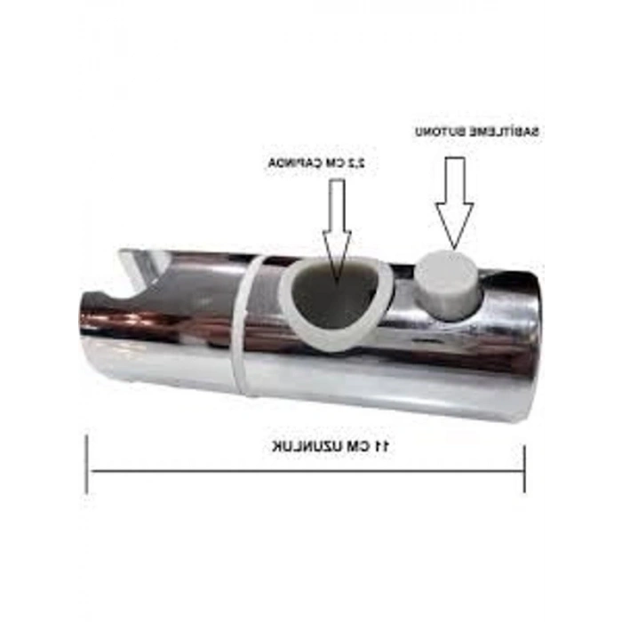 Ayarlanabilir Duş Mafsalı, 11 mm Kalınlık ile Kolay Kurulum ve Kullanım