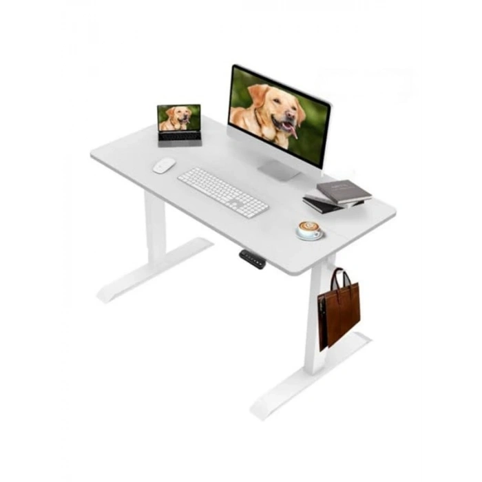 Ayarlanabilir Ergonomik Bilgisayar Masası, Beyaz