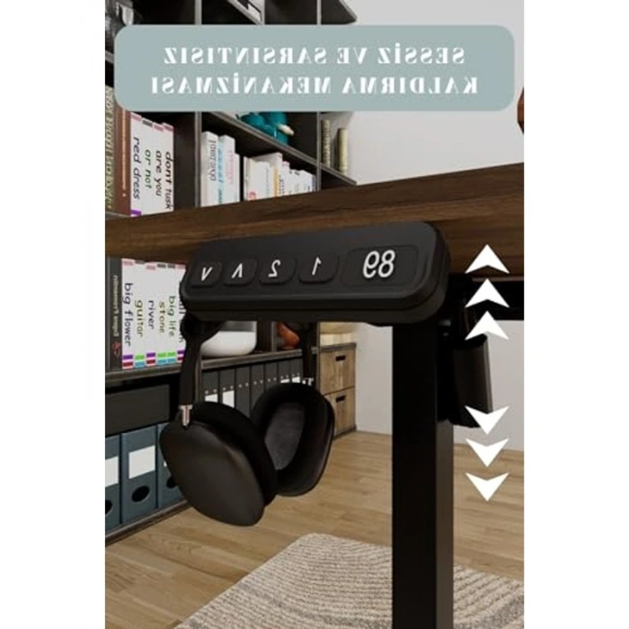 Ayarlanabilir Ergonomik Bilgisayar Masası, Beyaz