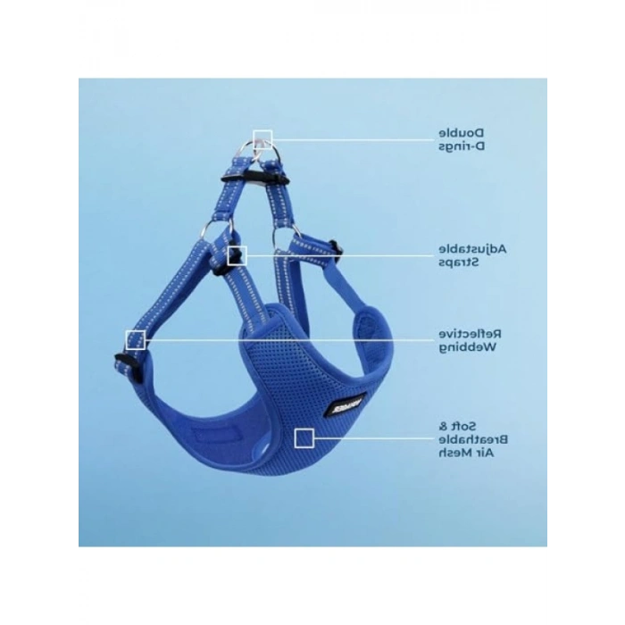 Ayarlanabilir File Tabak Yansıtıcı Köpek Göğüs Tasması
